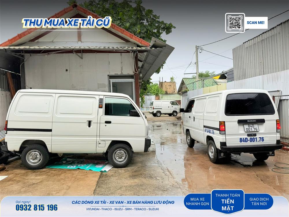Thu mua xe tải, xe van, xe bán hàng lưu động đã qua sử dụng các tỉnh thành
